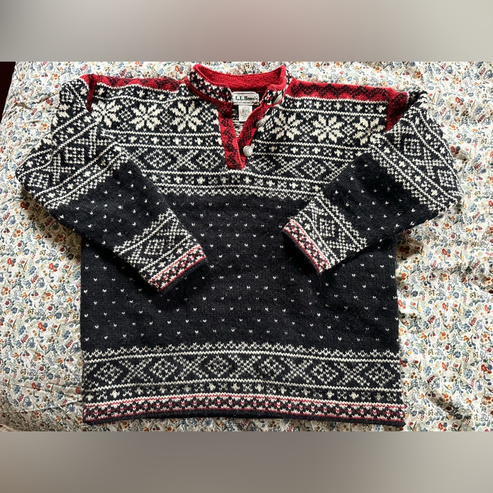 L.L.Bean Fair Isle Sweater